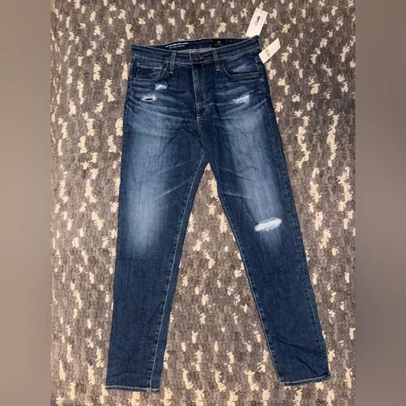 *NWT* AG Adriano Goldschmied Classic Blue Straight Leg Jeans - sz29R (P22) - Picture 3 of 5